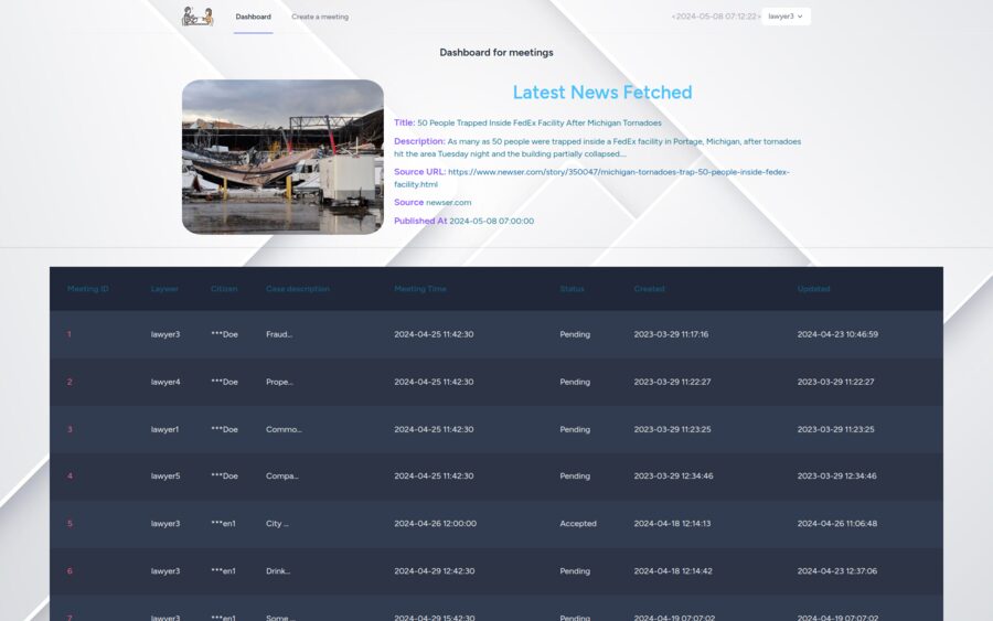 Screenshot of lacitex